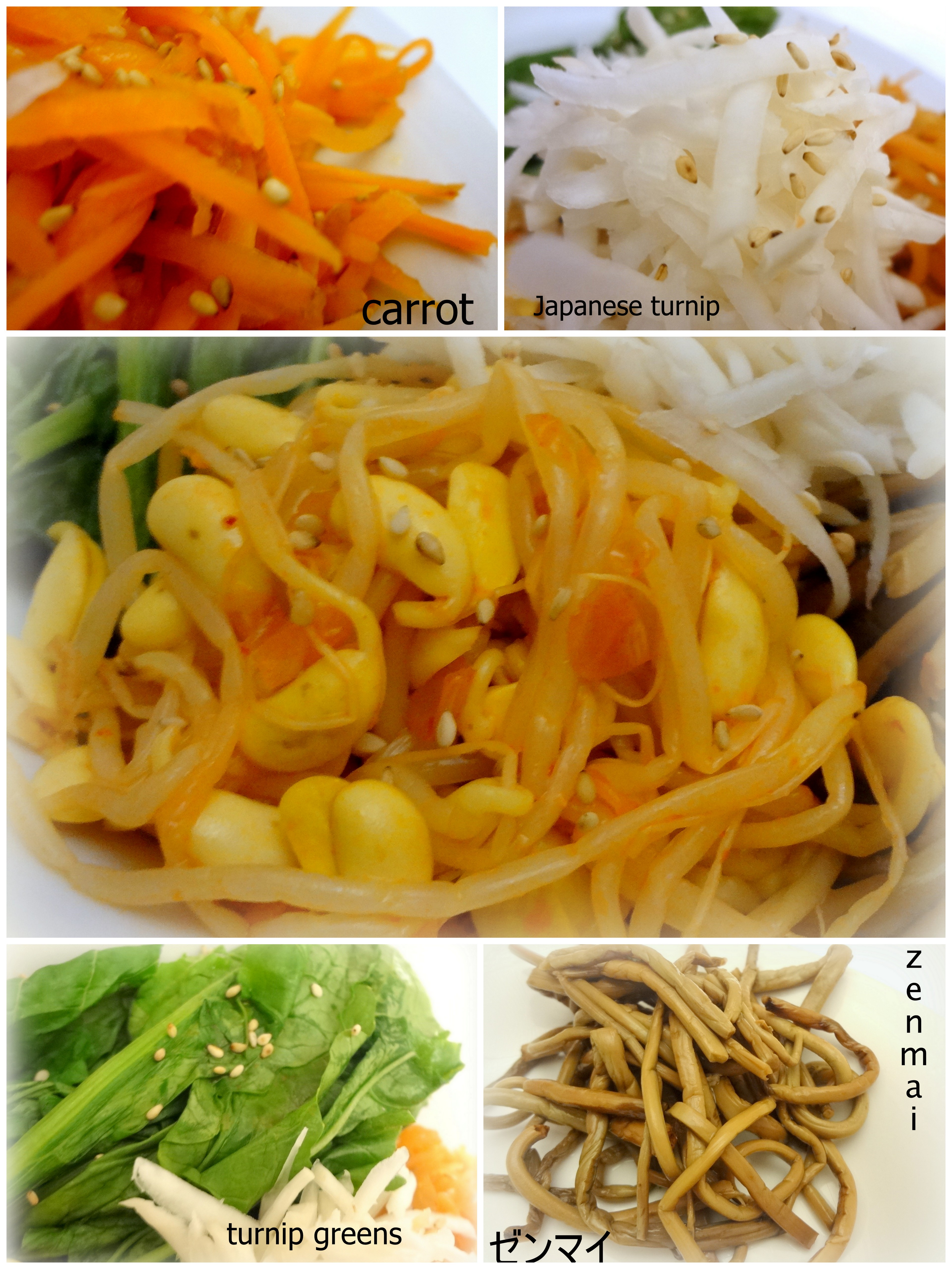 Namul, Koreanizing the veggies  GOURMANDE in OSAKA